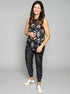 The Tie Back Tank - Toucan / Mini Dot